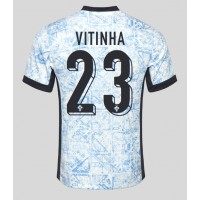 Maglia Calcio Portogallo Vitinha #23 Seconda Divisa Europei 2024 Manica Corta